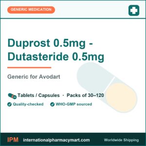 Duprost 0.5mg - Dutasteride 0.5mg - generic Avodart | International Pharmacy Mart