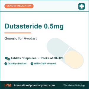 Dutasteride 0.5mg - generic Avodart | International Pharmacy Mart