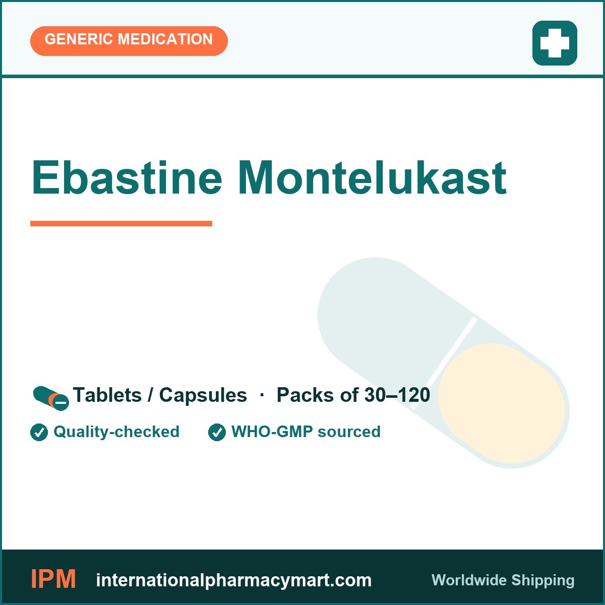 Ebastine Montelukast | International Pharmacy Mart