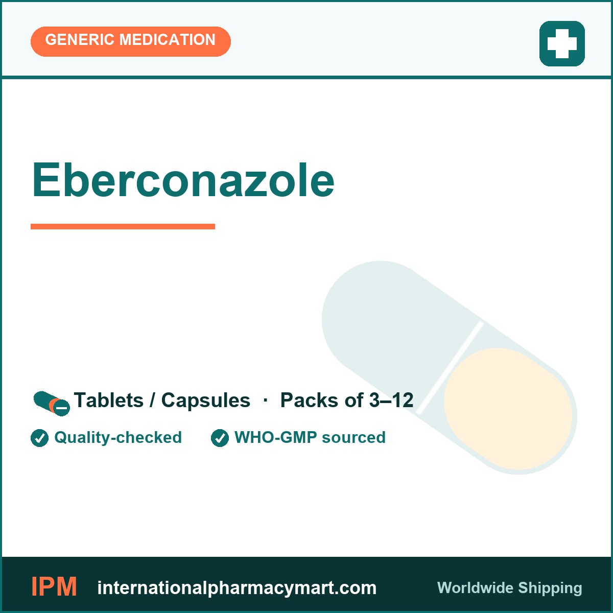 Eberconazole | International Pharmacy Mart