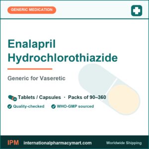 Enalapril Hydrochlorothiazide - generic Vaseretic | International Pharmacy Mart