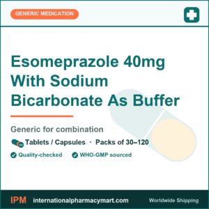 Esomeprazole 40mg With Sodium Bicarbonate As Buffer - generic combination | International Pharmacy Mart