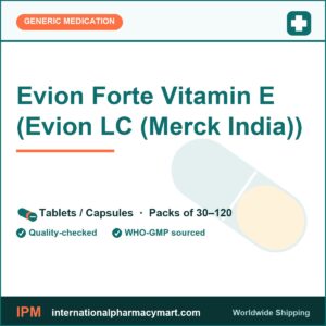 Evion Forte Vitamin E (Evion LC (Merck India)) | International Pharmacy Mart