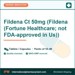 Fildena Ct 50mg (Fildena (Fortune Healthcare; not FDA-approved in Us)) | International Pharmacy Mart
