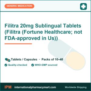 Filitra 20mg Sublingual Tablets (Filitra (Fortune Healthcare; not FDA-approved in Us)) | International Pharmacy Mart