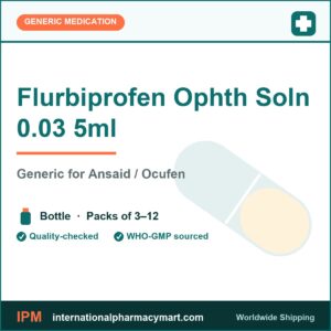 Flurbiprofen Ophth Soln 0.03 5ml - generic Ansaid / Ocufen | International Pharmacy Mart