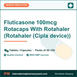 Fluticasone 100mcg Rotacaps With Rotahaler (Rotahaler (Cipla device)) | International Pharmacy Mart