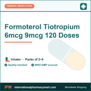 Formoterol Tiotropium 6mcg 9mcg 120 Doses | International Pharmacy Mart