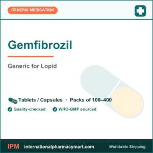 Gemfibrozil - generic Lopid | International Pharmacy Mart