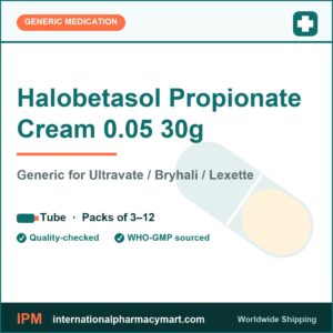 Halobetasol Propionate Cream 0.05 30g - generic Ultravate / Bryhali / Lexette | International Pharmacy Mart