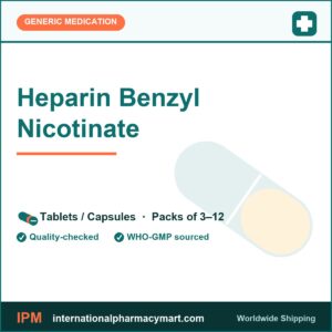 Heparin Benzyl Nicotinate | International Pharmacy Mart