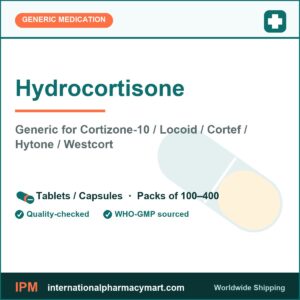 Hydrocortisone - generic Cortizone-10 / Locoid / Cortef / Hytone / Westcort | International Pharmacy Mart