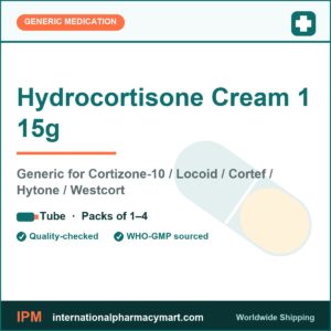 Hydrocortisone Cream 1 15g - generic Cortizone-10 / Locoid / Cortef / Hytone / Westcort | International Pharmacy Mart