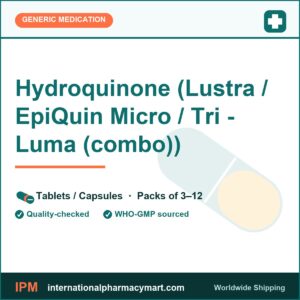 Hydroquinone (Lustra / EpiQuin Micro / Tri - Luma (combo)) | International Pharmacy Mart