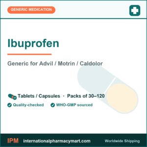 Ibuprofen - generic Advil / Motrin / Caldolor | International Pharmacy Mart