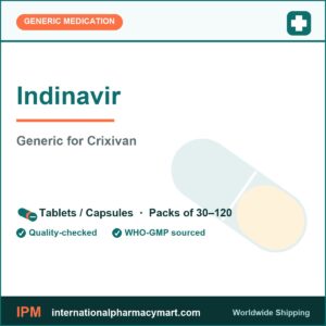 Indinavir - generic Crixivan | International Pharmacy Mart