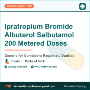 Ipratropium Bromide Albuterol Salbutamol 200 Metered Doses - generic Combivent Respimat / DuoNeb | International Pharmacy Mart