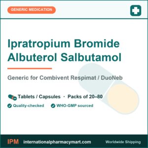 Ipratropium Bromide Albuterol Salbutamol - generic Combivent Respimat / DuoNeb | International Pharmacy Mart