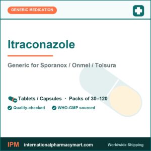 Itraconazole - generic Sporanox / Onmel / Tolsura | International Pharmacy Mart