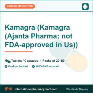 Kamagra (Kamagra (Ajanta Pharma; not FDA-approved in Us)) | International Pharmacy Mart