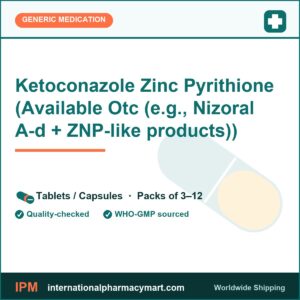 Ketoconazole Zinc Pyrithione (Available Otc (e.g., Nizoral A-d + ZNP-like products)) | International Pharmacy Mart