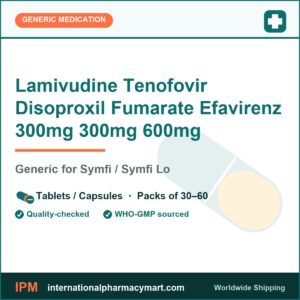 Lamivudine Tenofovir Disoproxil Fumarate Efavirenz 300mg 300mg 600mg - generic Symfi / Symfi Lo | International Pharmacy Mart