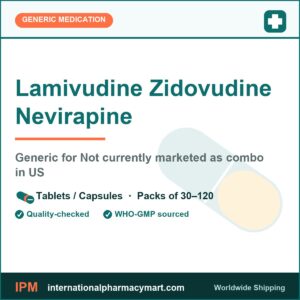 Lamivudine Zidovudine Nevirapine - generic Not currently marketed as combo in US | International Pharmacy Mart