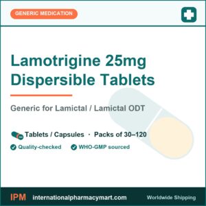 Lamotrigine 25mg Dispersible Tablets - generic Lamictal / Lamictal ODT | International Pharmacy Mart