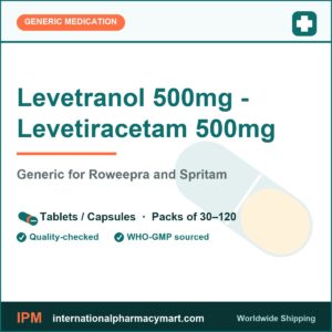 Levetranol 500mg - Levetiracetam 500mg - generic Roweepra and Spritam | International Pharmacy Mart