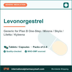 Levonorgestrel - generic Plan B One-Step / Mirena / Skyla / Liletta / Kyleena | International Pharmacy Mart