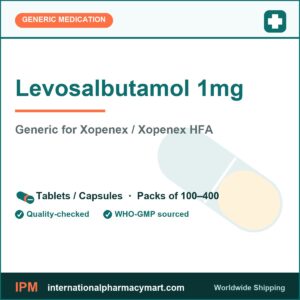 Levosalbutamol 1mg - generic Xopenex / Xopenex HFA | International Pharmacy Mart