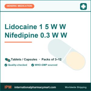 Lidocaine 1 5 W W Nifedipine 0.3 W W | International Pharmacy Mart