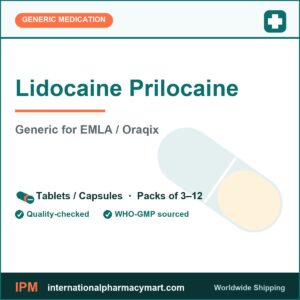 Lidocaine Prilocaine - generic EMLA / Oraqix | International Pharmacy Mart