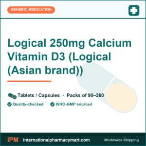 Logical 250mg Calcium Vitamin D3 (Logical (Asian brand)) | International Pharmacy Mart