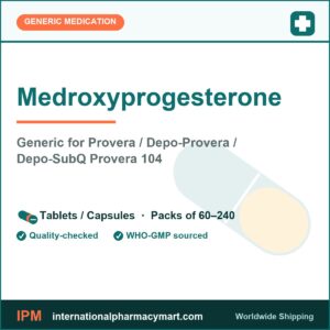 Medroxyprogesterone - generic Provera / Depo-Provera / Depo-SubQ Provera 104 | International Pharmacy Mart