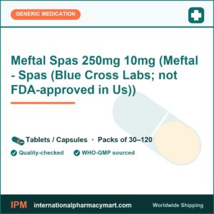 Meftal Spas 250mg 10mg (Meftal - Spas (Blue Cross Labs; not FDA-approved in Us)) | International Pharmacy Mart