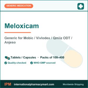 Meloxicam - generic Mobic / Vivlodex / Qmiiz ODT / Anjeso | International Pharmacy Mart