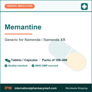 Memantine - generic Namenda / Namenda XR | International Pharmacy Mart
