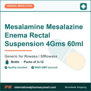 Mesalamine Mesalazine Enema Rectal Suspension 4Gms 60ml - generic Rowasa / SfRowasa | International Pharmacy Mart