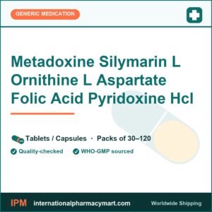 Metadoxine Silymarin L Ornithine L Aspartate Folic Acid Pyridoxine Hcl | International Pharmacy Mart