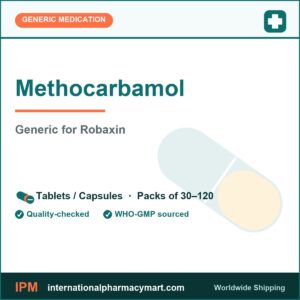 Methocarbamol - generic Robaxin | International Pharmacy Mart
