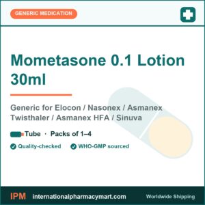 Mometasone 0.1 Lotion 30ml - generic Elocon / Nasonex / Asmanex Twisthaler / Asmanex HFA / Sinuva | International Pharmacy Mart