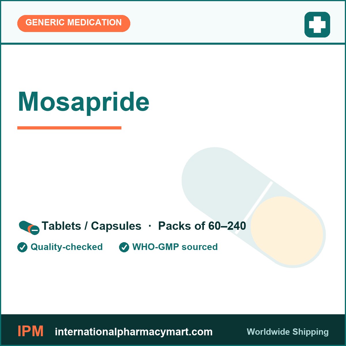 Mosapride | International Pharmacy Mart