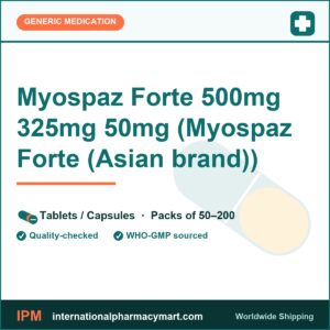 Myospaz Forte 500mg 325mg 50mg (Myospaz Forte (Asian brand)) | International Pharmacy Mart