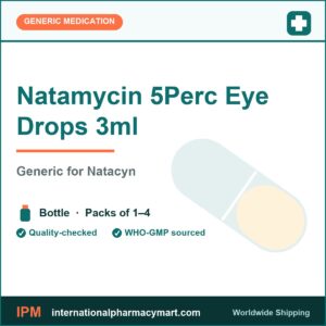 Natamycin 5Perc Eye Drops 3ml - generic Natacyn | International Pharmacy Mart
