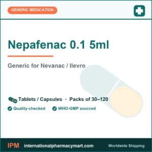 Nepafenac 0.1 5ml - generic Nevanac / Ilevro | International Pharmacy Mart