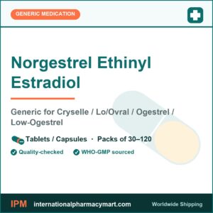 Norgestrel Ethinyl Estradiol - generic Cryselle / Lo/Ovral / Ogestrel / Low-Ogestrel | International Pharmacy Mart