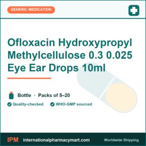 Ofloxacin Hydroxypropyl Methylcellulose 0.3 0.025 Eye Ear Drops 10ml | International Pharmacy Mart