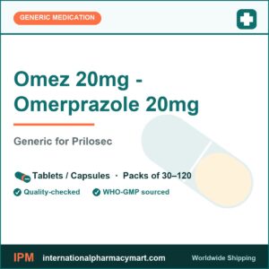 Omez 20mg - Omerprazole 20mg - generic Prilosec | International Pharmacy Mart