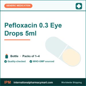 Pefloxacin 0.3 Eye Drops 5ml | International Pharmacy Mart